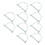 10Pcs Safety Coupler Pin with Anti Lost Chain 6 X 10