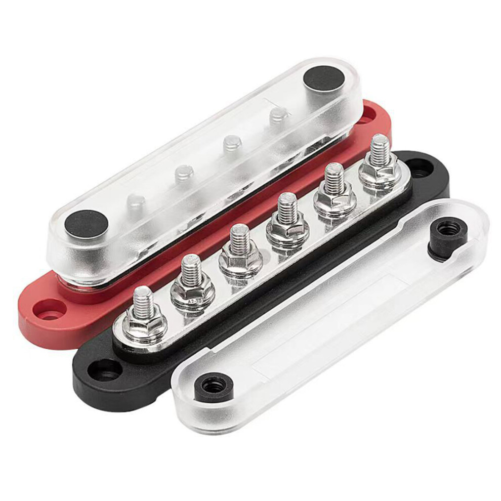 2 Pcs 6 Way Circuit Fuse Block 12Â48V 150A Wiring 9121376769887
