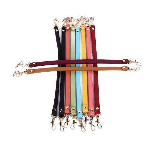 10Pcs Leather Bag Handles 12.2in Long 0.4in Wide 2