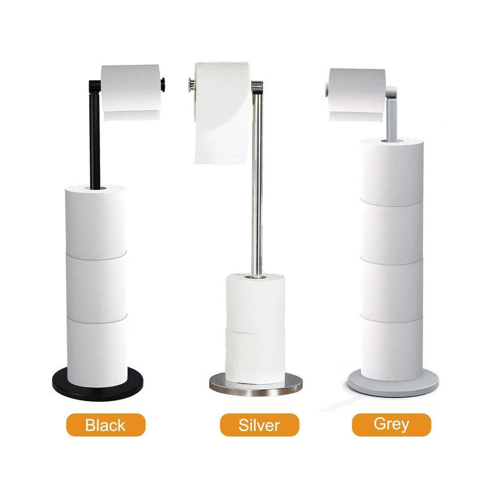 (Default) Toilet Roll Holder Free Standing Toilet Paper Holder Stand 5 Loo Rolls No Drill-image-OPC-PHZFHMZ-NEW