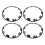 4 Pcs Car Wheel Rim Protectors Hub Rim Protection 4