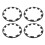 4 Pcs Car Wheel Rim Protectors Hub Rim Protection 6