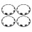 4 Pcs Car Wheel Rim Protectors Hub Rim Protection 2