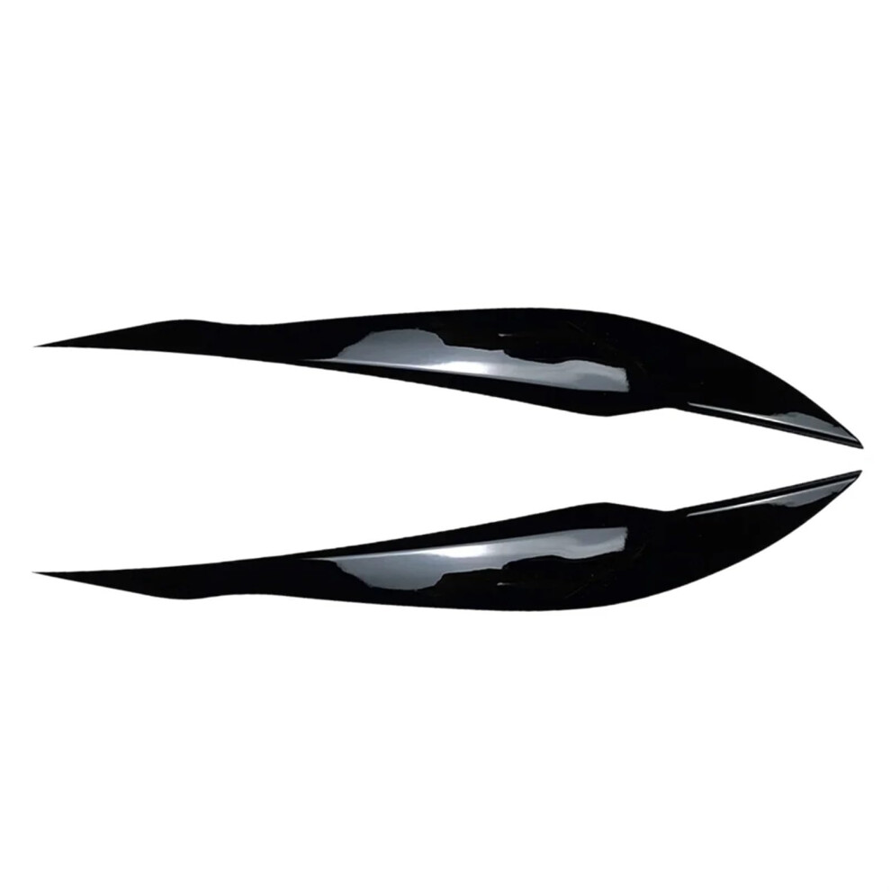 Car Headlights Eyebrows, Abs Carbon Fiber Look, Headlight Eyebrow Trim Compatible For Bmw F30 F32 F33 F34 F35 F31 20132019(Gloss ) Black 689788502397