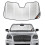 Windshield Sun Shade for 2018 Lincoln Navigator. Front Window Sunshade with Storage Bag 1