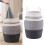 Laundry Hamper Basket Tall Cotton Storage Basket 10