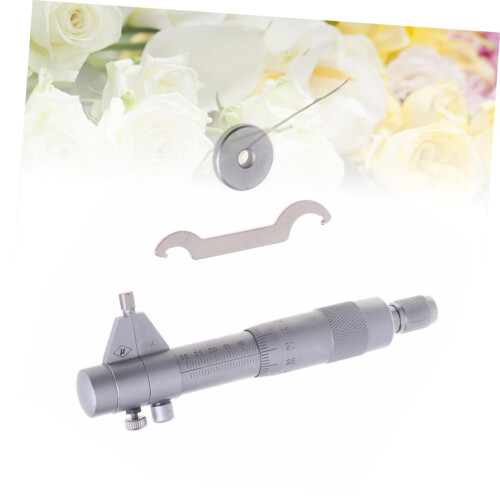 Internal Diameter Tool Inner Diameter Micrometer Screw Micrometer Inside Micrometer Measuring Instrument Silver 1