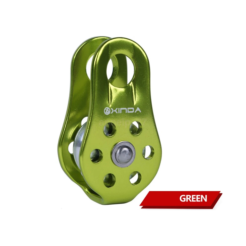 (Green 20Kn Tree Rigging Zipline Rock, 1 Pc) 20Kn Tree Rigging Zipline Rock Arborist Climb Rope Pulley Gear Block Equipment 6963794010638