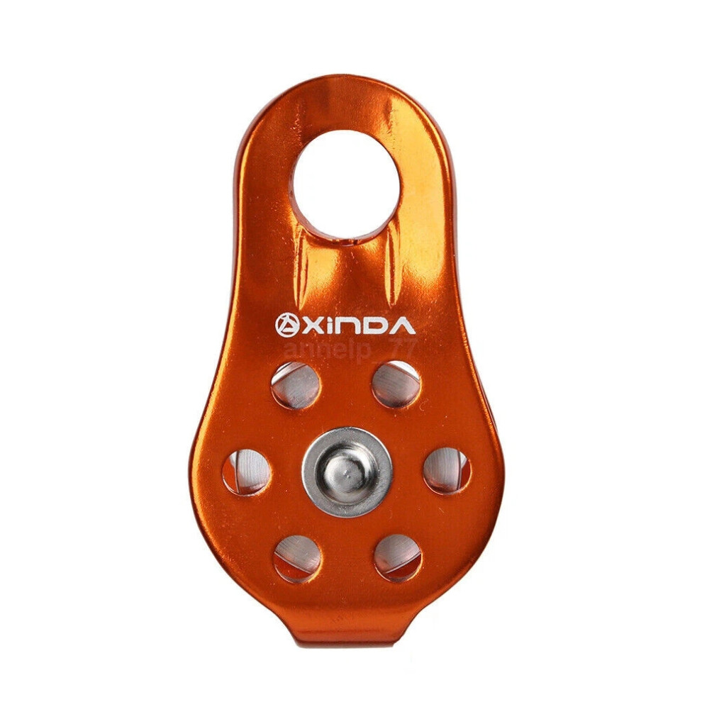 (Orange 20Kn Rock Climbing Arborist Lifting, 1 Pc) 20Kn Tree Rigging Zipline Rock Arborist Climb Rope Pulley Gear Block Equipment 6963794010645