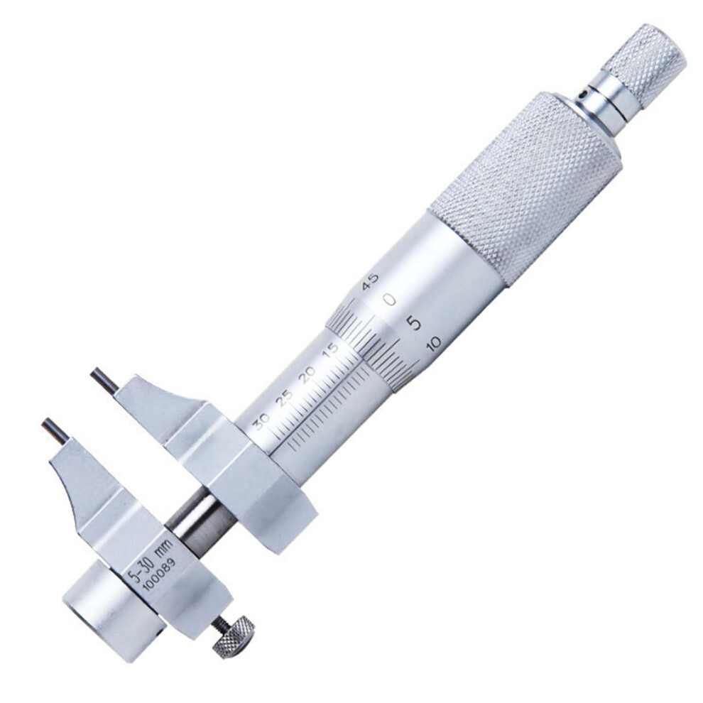 Inside Micrometer, Internal Diameter Gage Gauge, 0.01Mm Accuracy, Builtin Ratchet Stop Device 689788505015