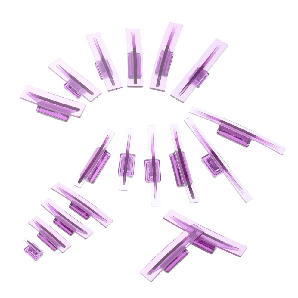 18 Pcs Body Repair Dent Removal Tools Cars Pull Tab Automotive Dent Puller Kit Auto Dent Puller Dent Puller Tabs Tools Nylon Plastic Purple 689788505060