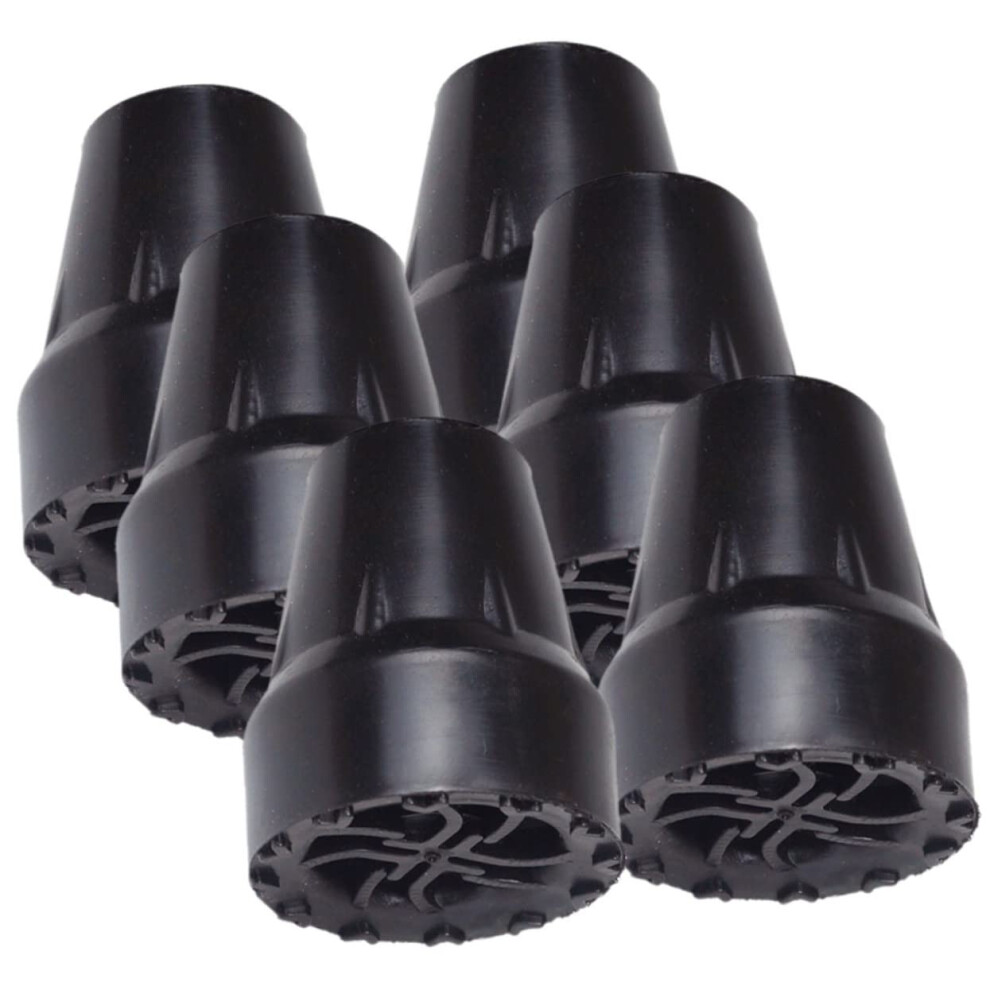 6pcs NonSlip Crutch Feet Covers Walking Stick Tips for Hiking Poles AntiS Cane Foot Covers