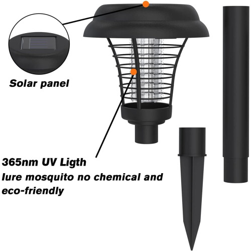 ZAPGUARD Deluxe Solar Light  Bug Zapper 1