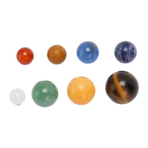 8Pcs Solar System Planets Crystal Stone Finely 2