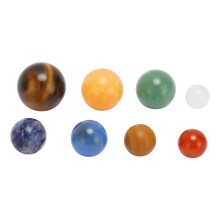 8Pcs Solar System Planets Crystal Stone Finely