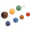 8Pcs Solar System Planets Crystal Stone Finely 7