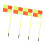 Corner Flags Set for Soccer Field with 4pcs Square 9