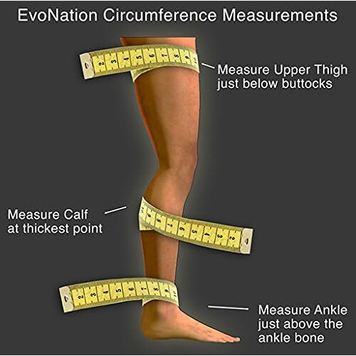 Women's Knee High 815 mmHg Graduated Compression Socks – Mild Pressure Compression Garment 1