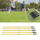 Yellow Agility Poles 1.5m Agility Training Poles 12