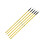 Yellow Agility Poles 1.5m Agility Training Poles 3