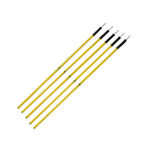 Yellow Agility Poles 1.5m Agility Training Poles 2