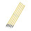Yellow Agility Poles 1.5m Agility Training Poles 10