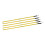 Yellow Agility Poles 1.5m Agility Training Poles 6