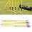 Yellow Agility Poles 1.5m Agility Training Poles 11