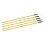 Yellow Agility Poles 1.5m Agility Training Poles 15