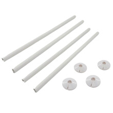 (As show, One size) Radiator Pipe Covers Sleeve Bathroom Plastic Radiator Pipe Covers Plastic Decorative Covers Easy to Installation