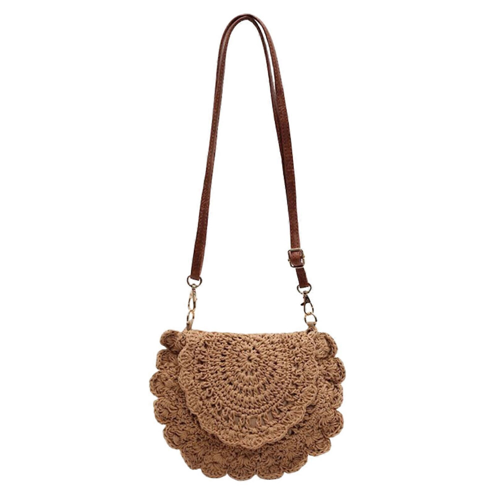 (OF, One size) Straw Clutches Handbag Summer Beach Straw Purse for Women Woven Envelope Bag Straw Shoulder Crossbody Bag Handbags Gifts  Khaki