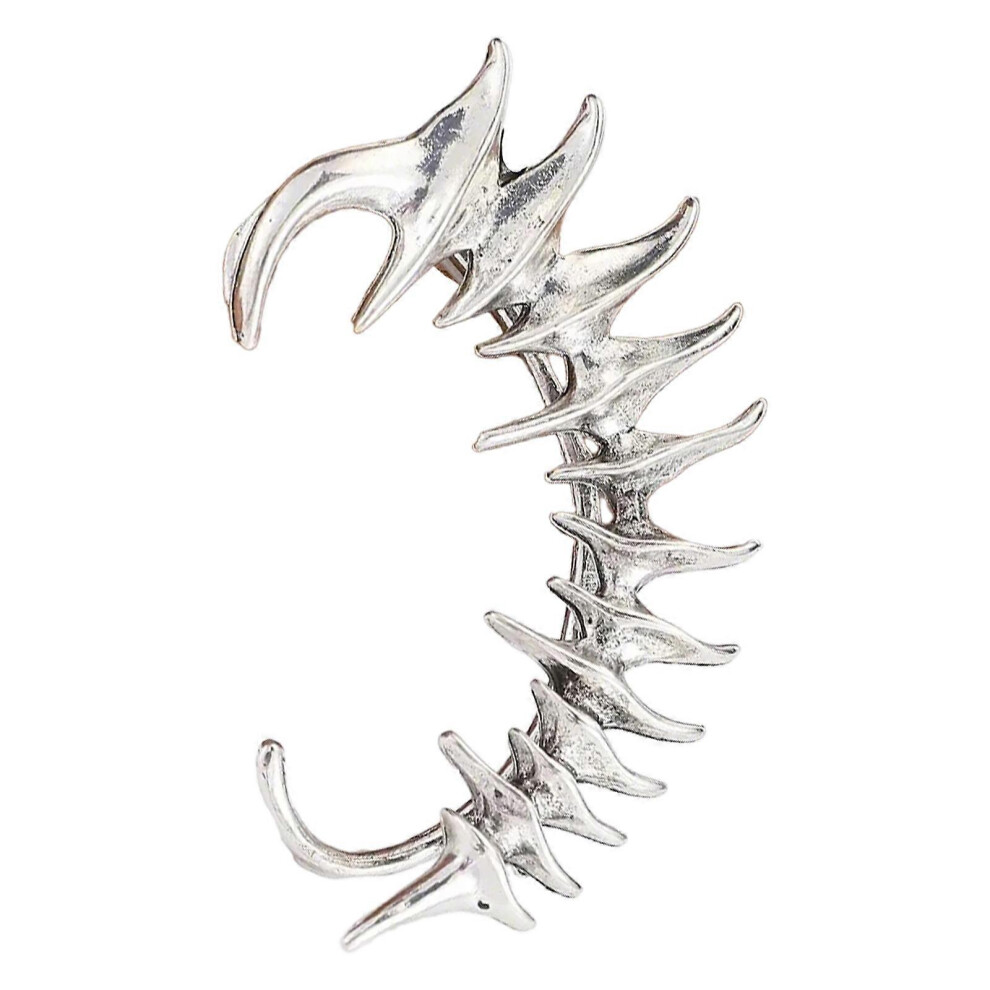 (4, One size) Gothic Centipede Cartilage Earring Unique Spinal Design Cartilage Earring Jewelry in Alloy for Conch Snug Piercing