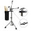 (As show, One size) Adjustable Drum Stick Holder Large Capacity Drumstick Storage Bag Drumstick Container with Clip Easy to Install 5