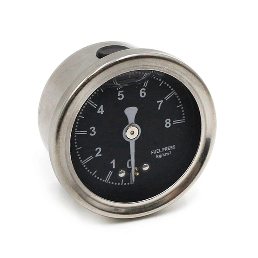 (As show, One size) Car Oil Pressure Gauges Refitting 12V Automobile Oil Pressure Instrument 0~8Bar Pointers Style Oil Pressure Gauges