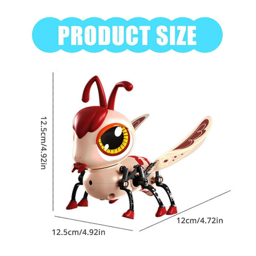 (As show, One size) Interactive Remote Control Honeybee Craw Learning Toy for Toddler with Simulation Design and Touch Sensor Active Fun Toy 2