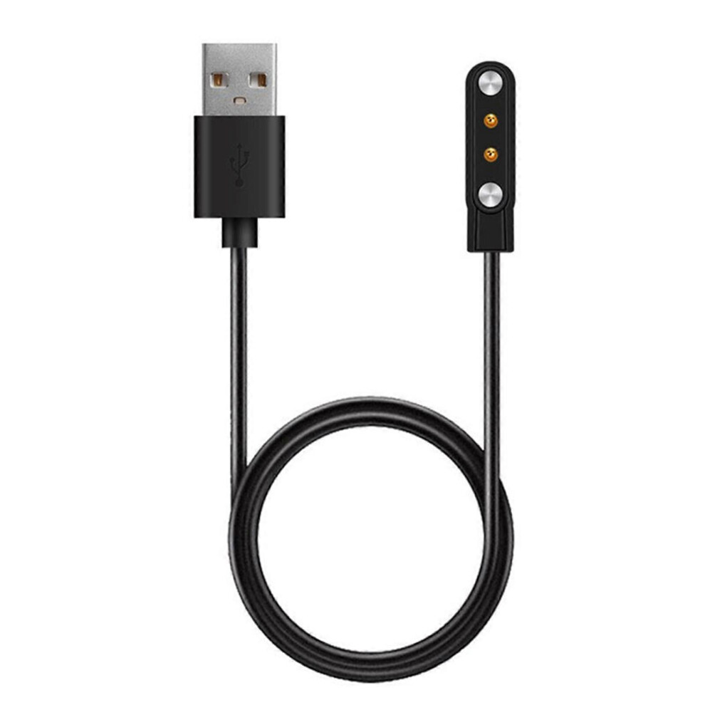 ( 100Cm, One Size) Portable Efficient Smartwatch Fast Charging Cable Wire Power Supply Magnetic Connection Cord For Watch 2R Fitness Bands Black