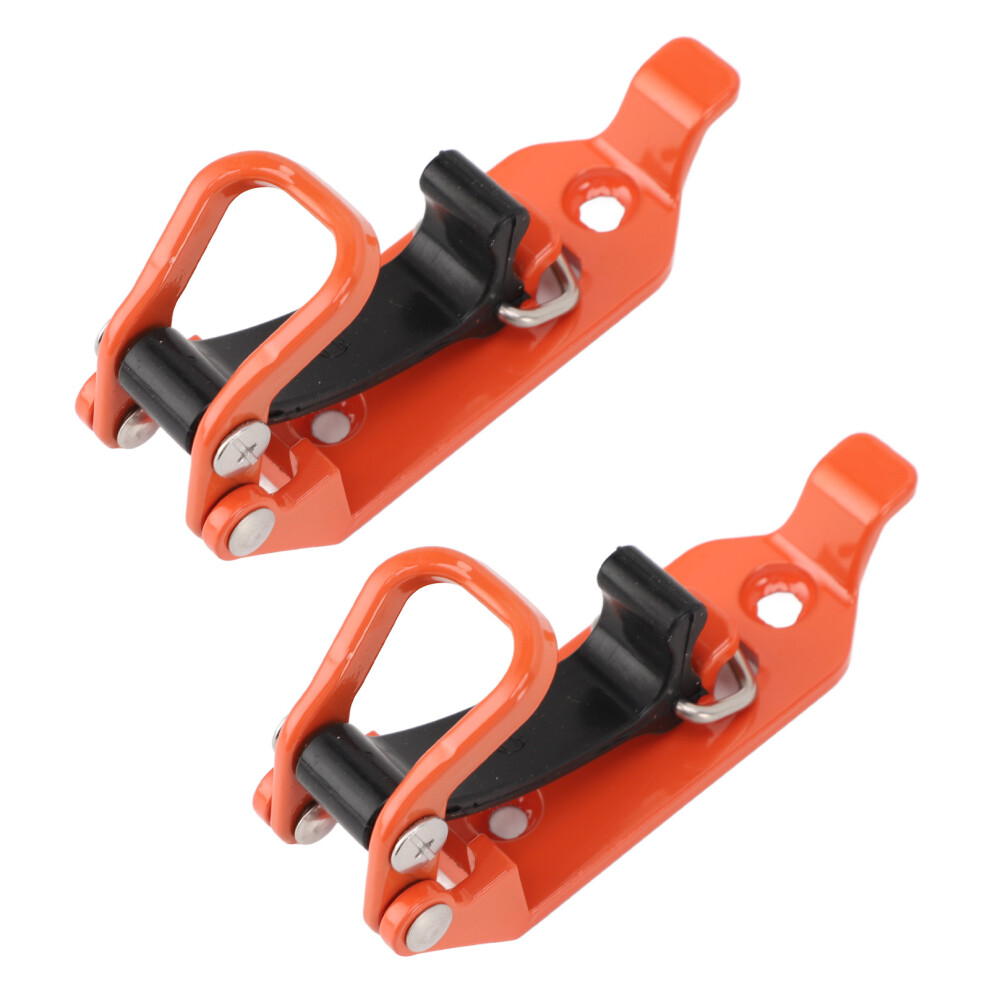 Roof Rack Shovel Mount Clamp 62Lbs Zinc Alloy Orange 4971327301605