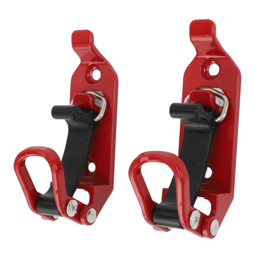 2Pcs Roof Rack Shovel Mount Clamp 62Lbs Capacity Red 4971327301582