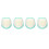 4Pcs Sewing Thimble Green White Open Top Reusable 3