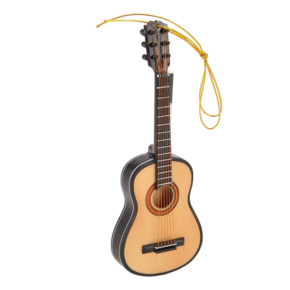 Guitar Model Lifelike Decorative Wooden Miniature-image-OPC-PHZFQCT-NEW