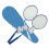 2PCS Badminton Rackets Set for Outdoor Backyard 2