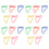 100pcs Footprint Paper Clips Increased Slip 10