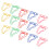 100pcs Footprint Paper Clips Increased Slip 4