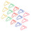100pcs Footprint Paper Clips Increased Slip 6