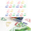 100pcs Footprint Paper Clips Increased Slip 11