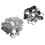 100 Sets Blank Button Badge Parts Set DIY for 3