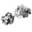 100 Sets Blank Button Badge Parts Set DIY for 6