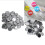 100 Sets Blank Button Badge Parts Set DIY for 11