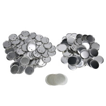 100 Sets Blank Button Badge Parts Set DIY for