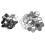 100 Sets Blank Button Badge Parts Set DIY for 5